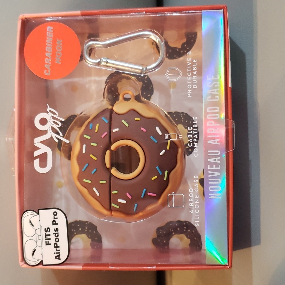 CYLO POP Airpods frosted donut case cover NWT